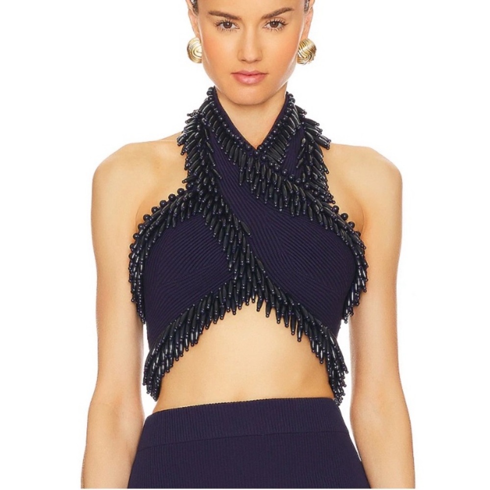 (SOLD) Cult Gaia Clara Top (Evening blue) XS (SOLD)